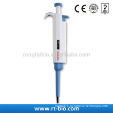 RONGTAI Pipetas de Microondas de Volumen Fijo Digitales de Un Canal 10ul para pipeta de laboratorio